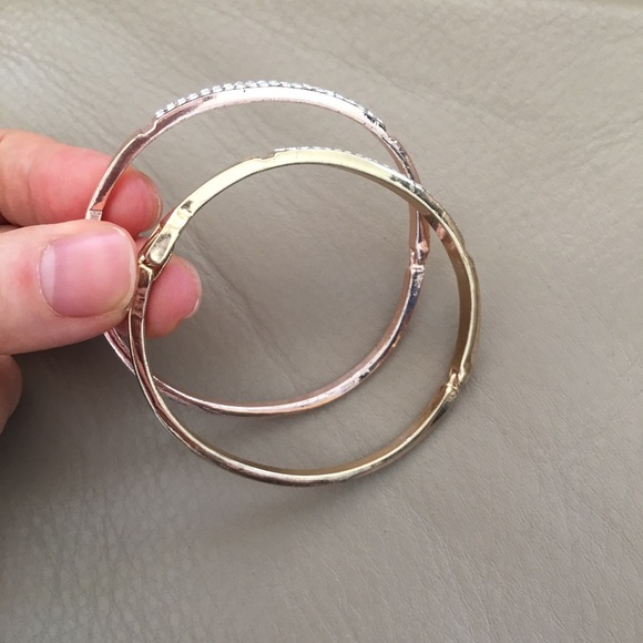 Two bracelet as bundle - rose gold & golden color - Picture 2 of 2